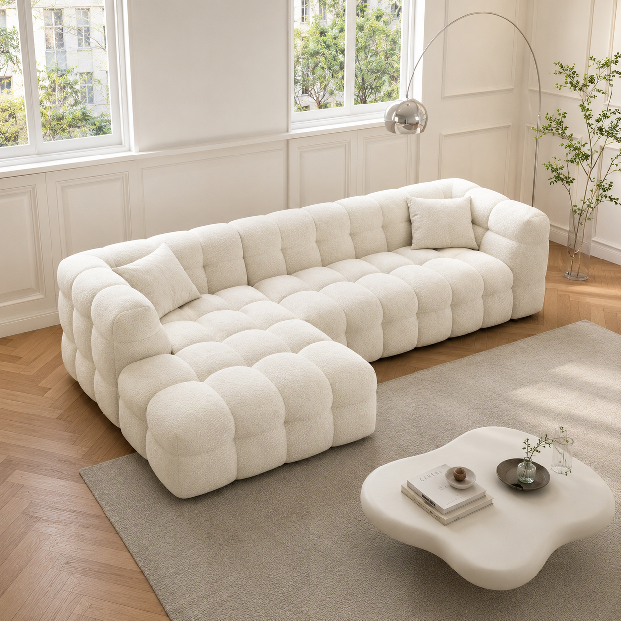 Cloudscape Modular Couch shown in an interior setting