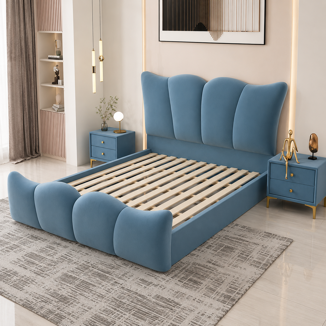 Briarwood Bed shown in an interior setting