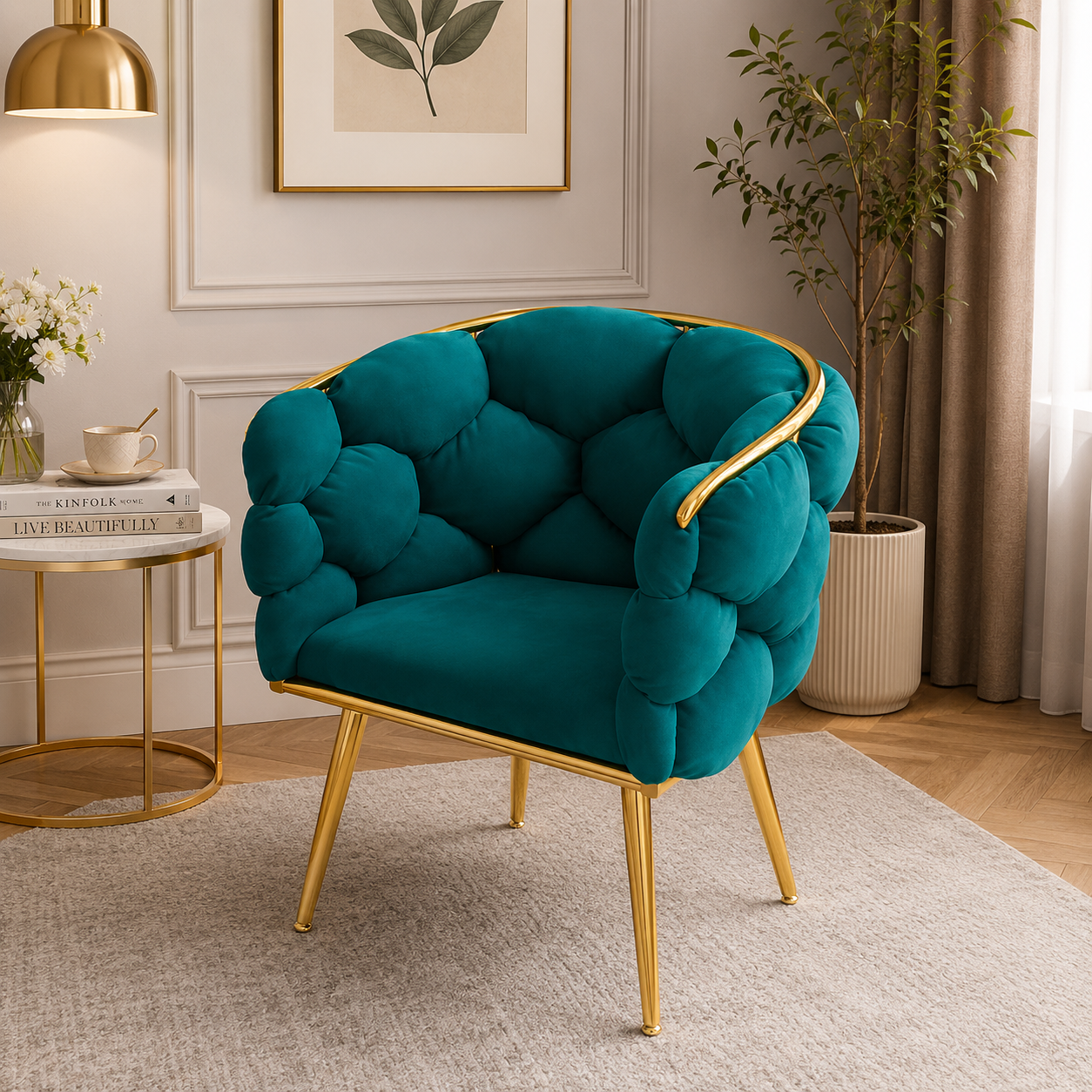 Carmella Chair shown in an interior setting