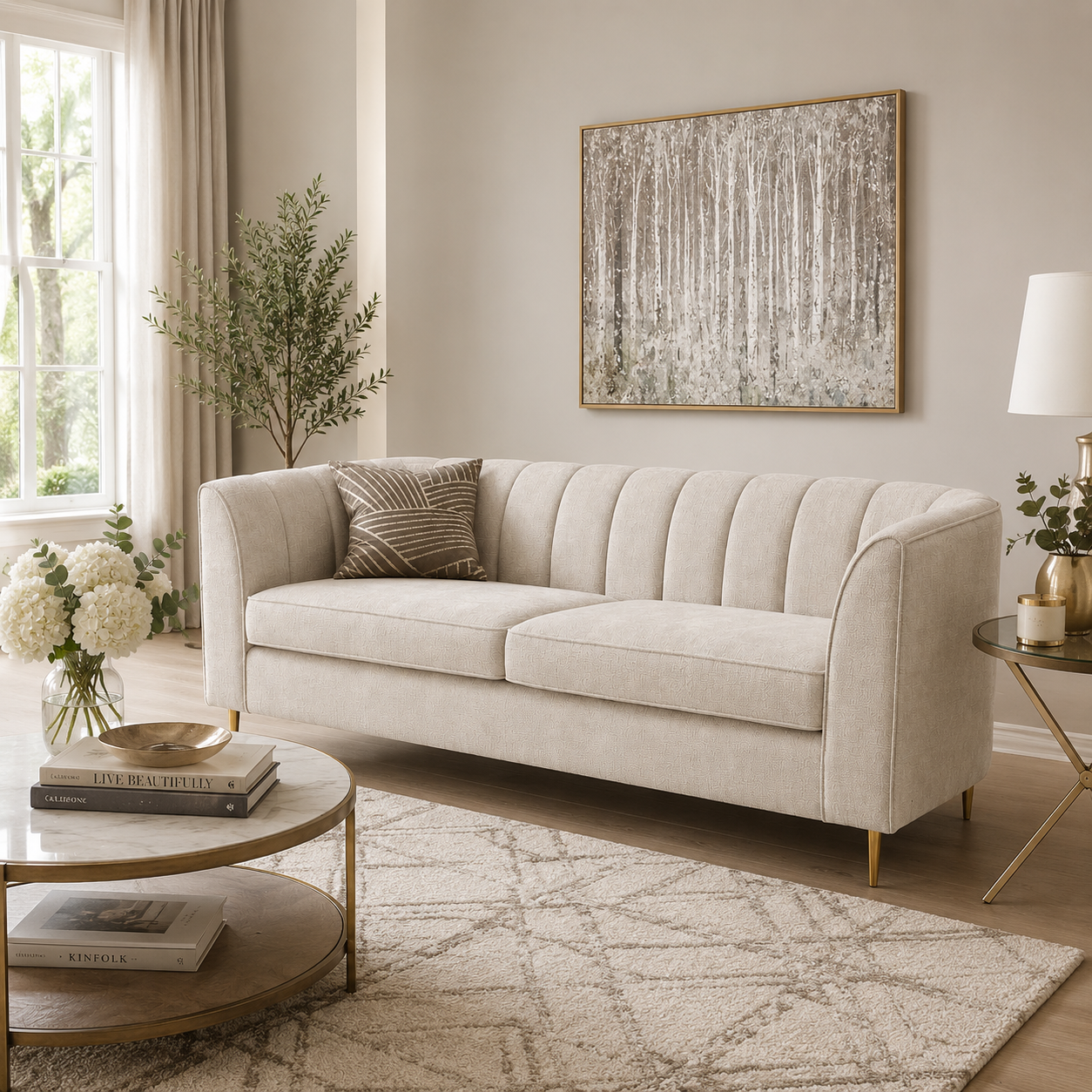 Aurelia Couch shown in an interior setting