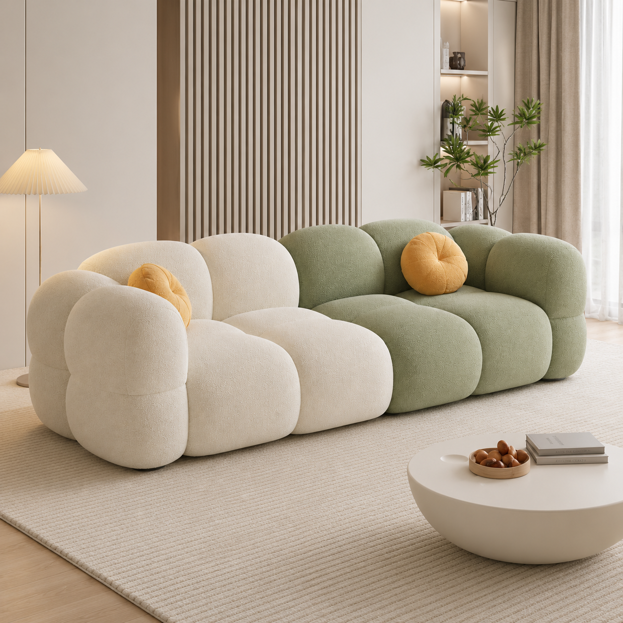 Pebble Couch shown in an interior setting