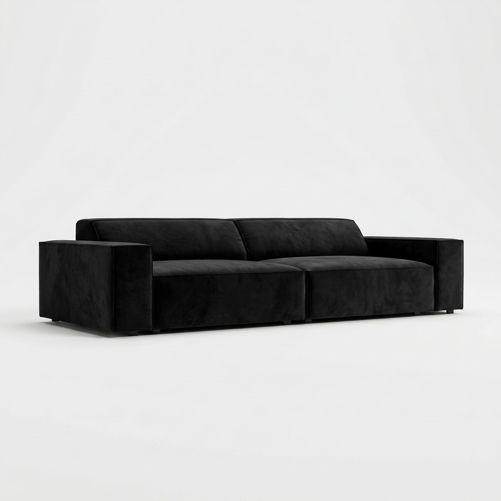 Halden Velvet 3 Seater Sofa